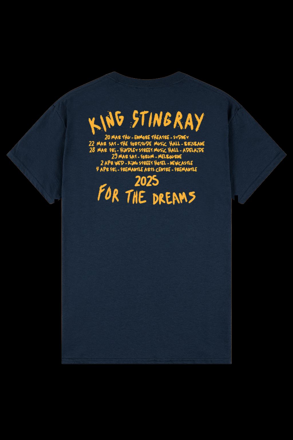 TREES TOUR TEE - NAVY