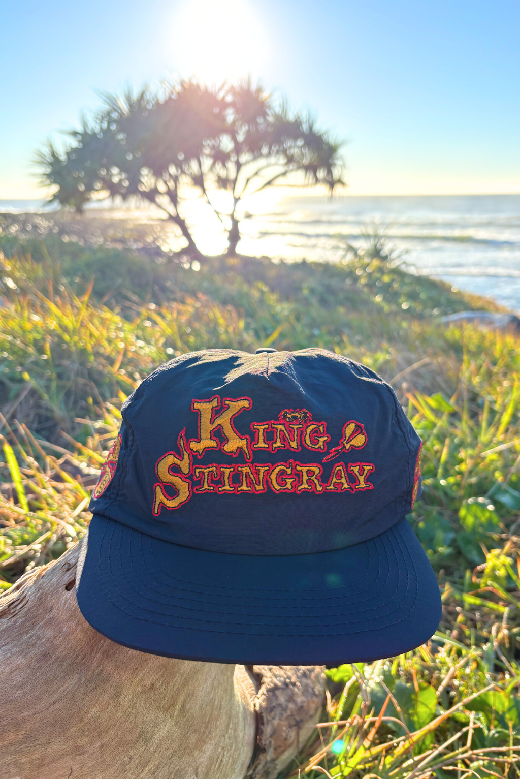 KING STING X UNCLE RICS CAP BLACK/RED/YELLOW