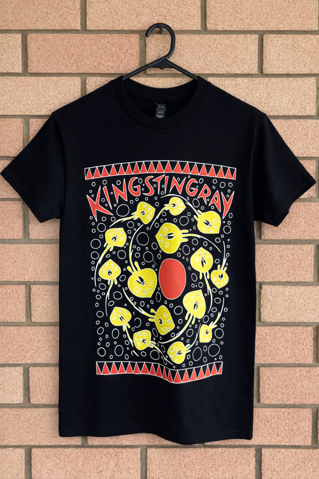 STINGRAYS BLACK TEE RED/YELLOW