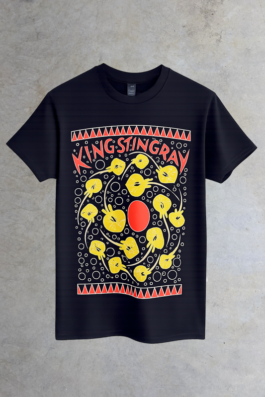 STINGRAYS BLACK TEE RED/YELLOW