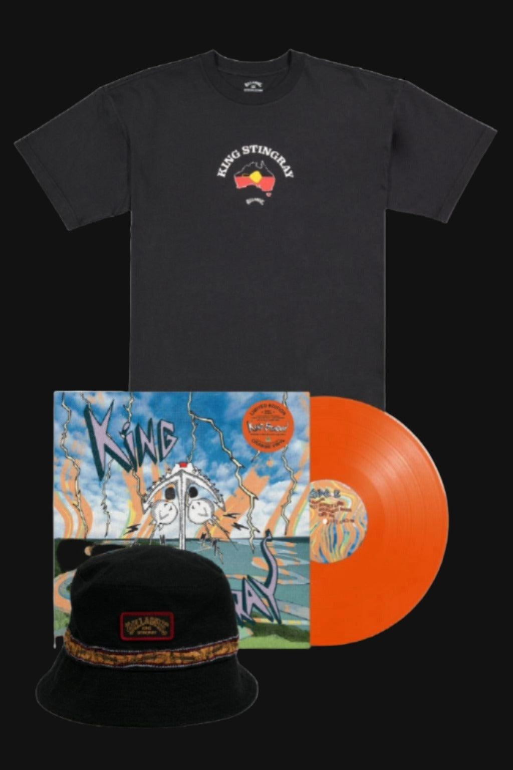 BUNDLE (1-Year Anniversary Vinyl + Shorty Hat + KS Australia SS Tee)