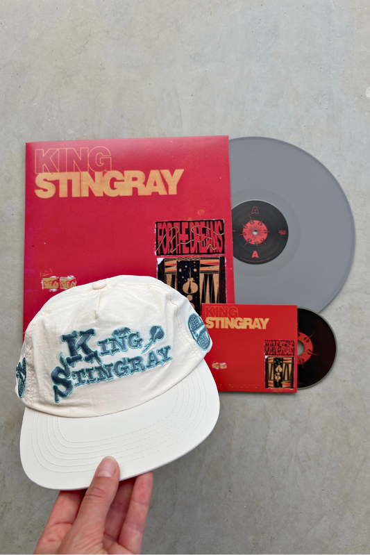 BUNDLE (For The Dreams - Silver Stingray Vinyl, CD) + CAP WHITE/BLUE